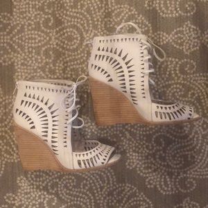 Jeffrey Campbell 'Rodillo-Hi' Wedge Sandal White